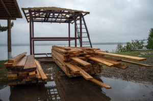 what kind of lumber is good for rainy weather
